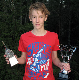 Ivar vann utmärkelsen Årets ungdom 2014